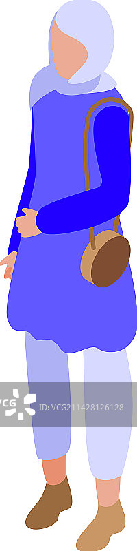 沙特阿拉伯穆斯林时尚偶像2.5D图图片素材