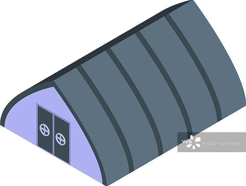 金属炸弹掩体等距图标图片素材