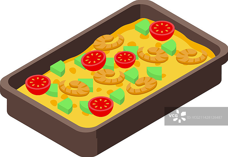 2.5D虾肉食品图标，家庭幸福图片素材