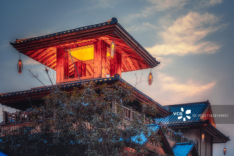 诗经里阁楼图片素材