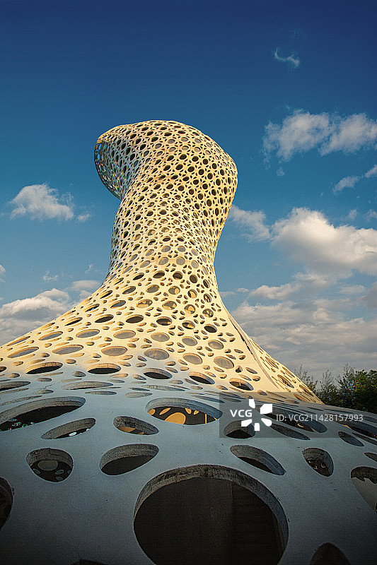 浐灞观鸟塔图片素材