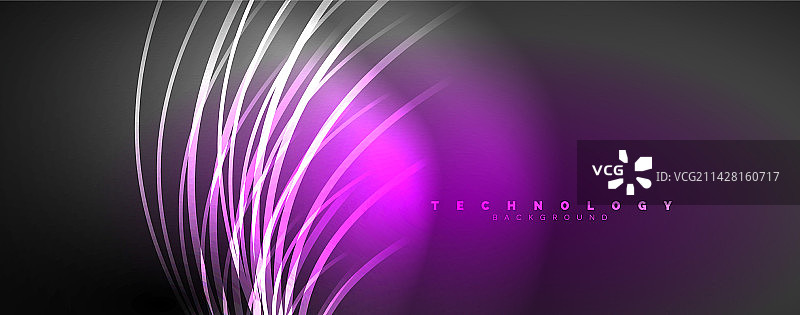 光束霓虹灯线条抽象的背景图片素材