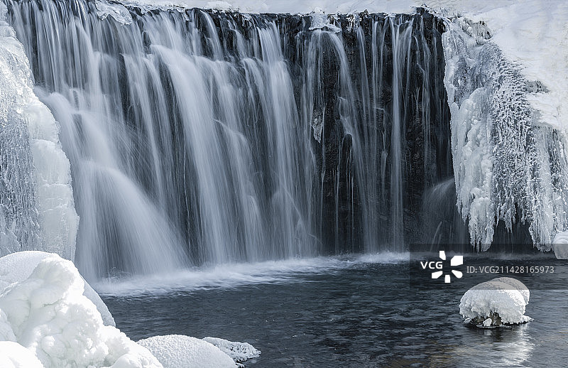 冰瀑图片素材