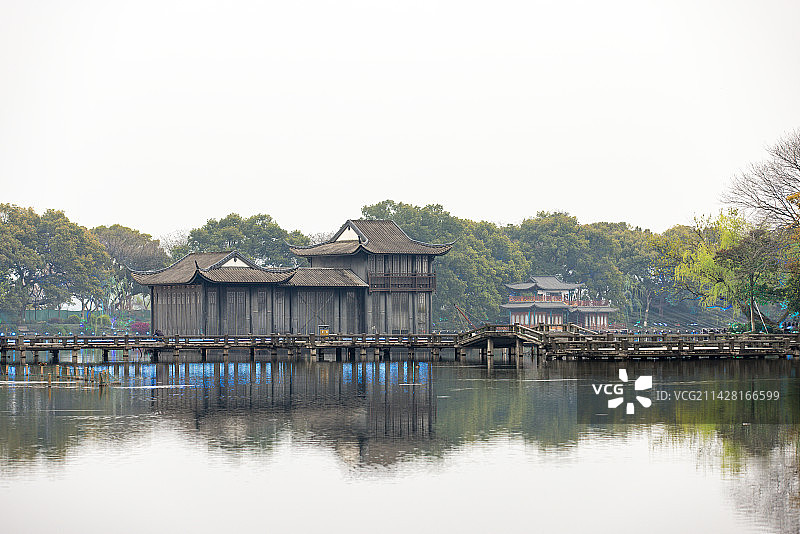 杭州西湖曲院风荷图片素材