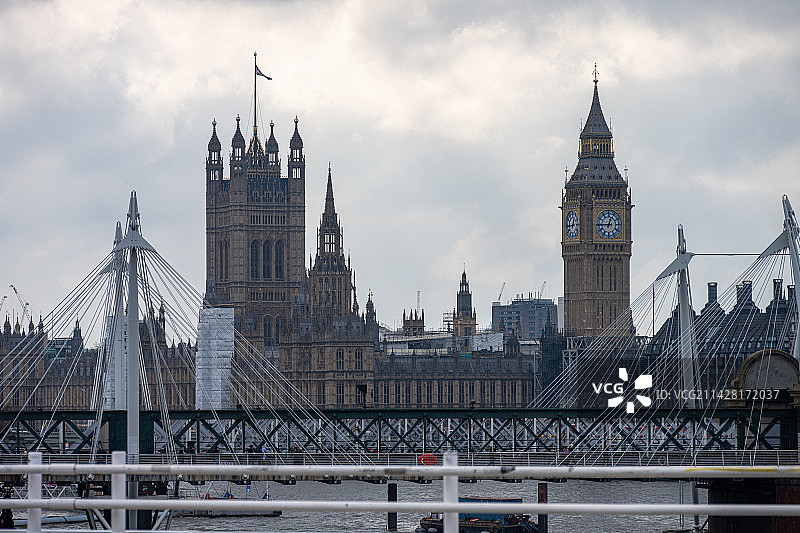 伦敦大本钟城市风光图片素材