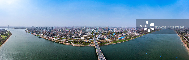 航拍湖南长沙城市景观图片素材