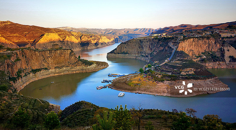 黄河老牛湾图片素材