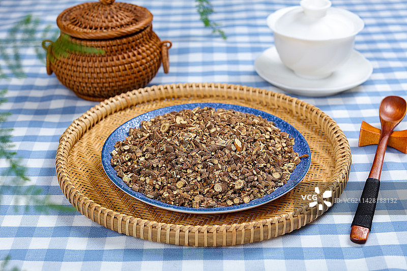 药用植物中药材小柴胡图片素材