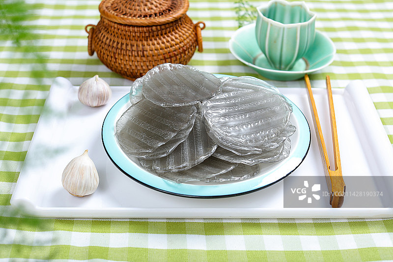 地方特产美食红薯粉皮干图片素材