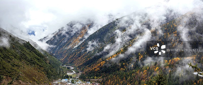 川西秋色图片素材