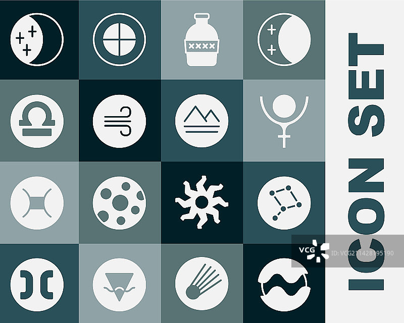 大熊星座符号冥王星图片素材