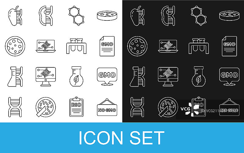 禁止转基因化学式遗传图片素材