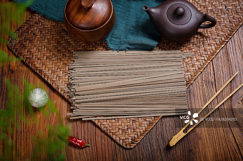 健康营养粗粮挂面荞麦面图片素材