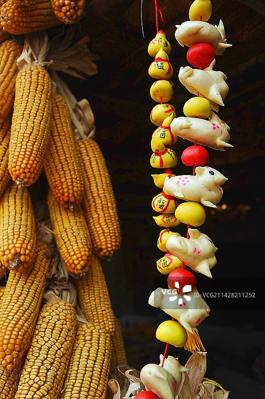 山西岚县面塑图片素材