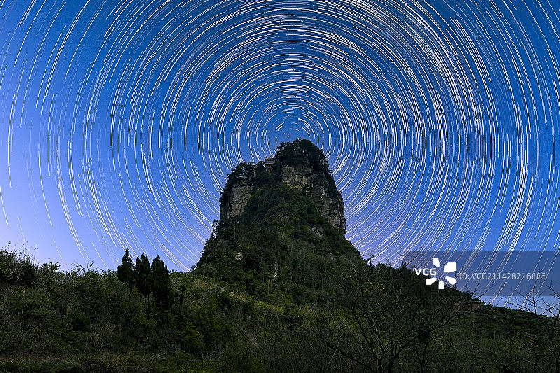 重庆綦江白云观风光图片素材