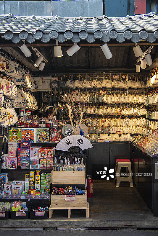 成都街拍 锦里店铺图片素材