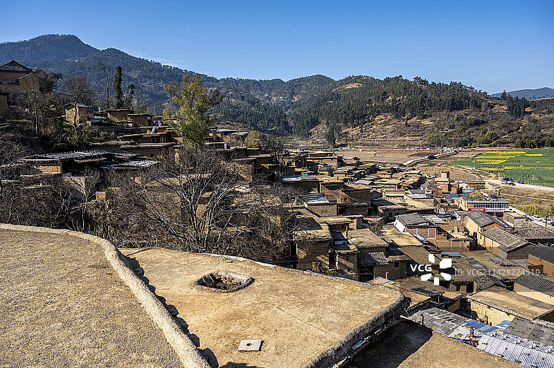 云南泸西城子古村图片素材