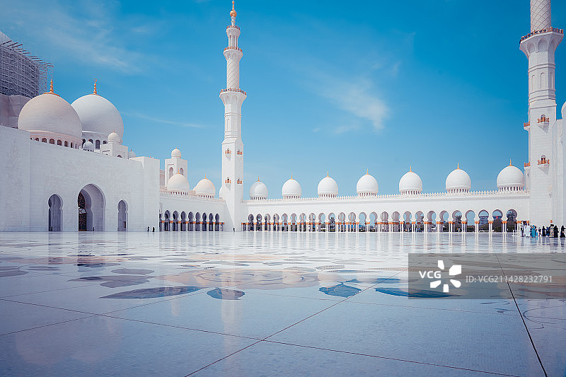 阿联酋阿布扎比大清真寺 谢赫扎耶德大清真寺图片素材
