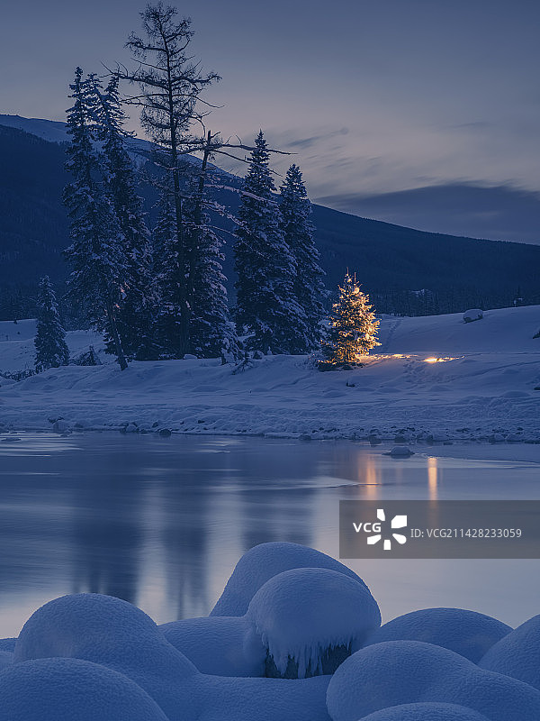 童话喀纳斯图片素材