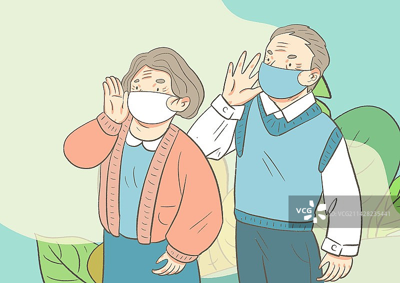 注意老年人慢性病图片素材