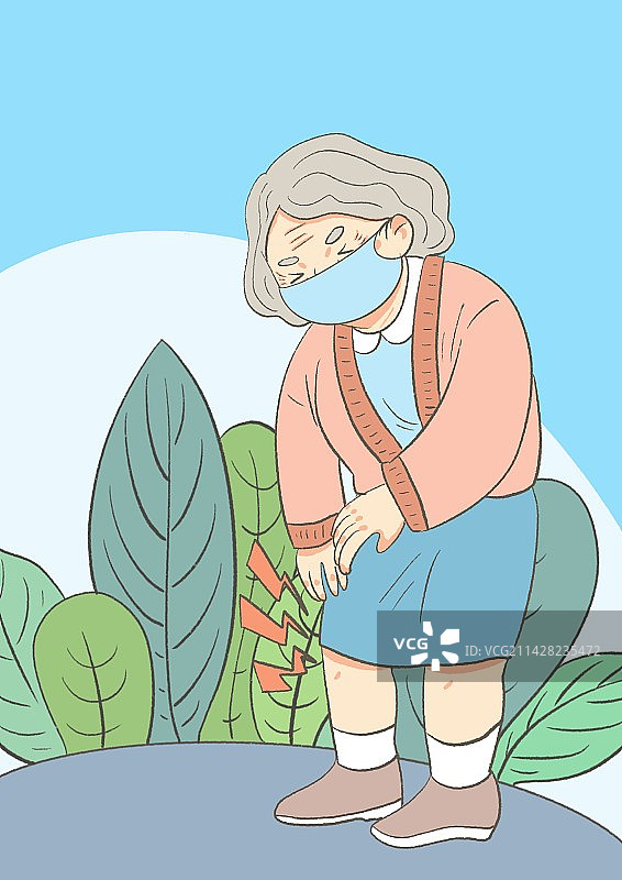 注意老年人慢性病图片素材