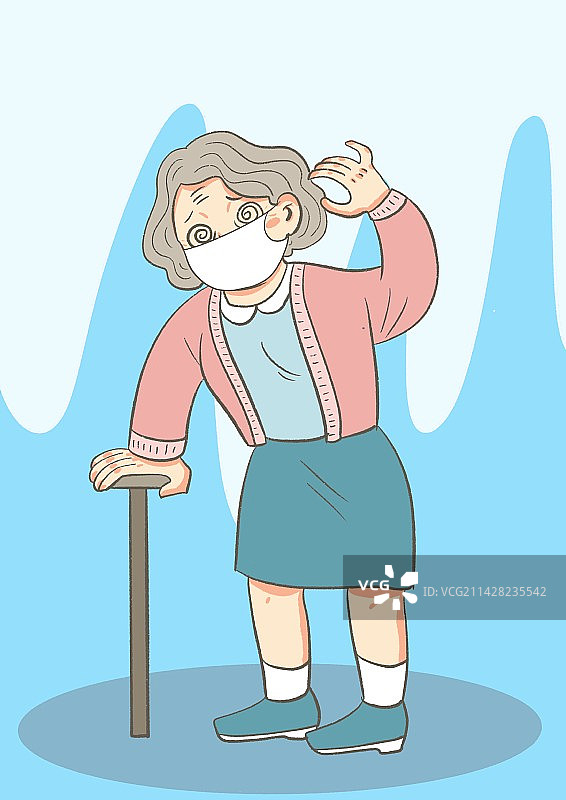 注意老年人慢性病图片素材