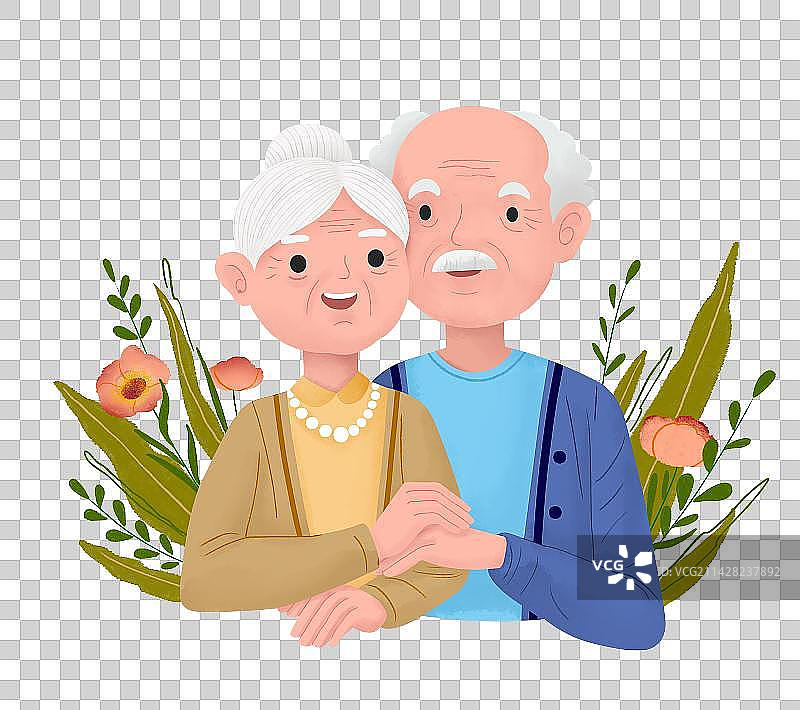 老年夫妻图片素材