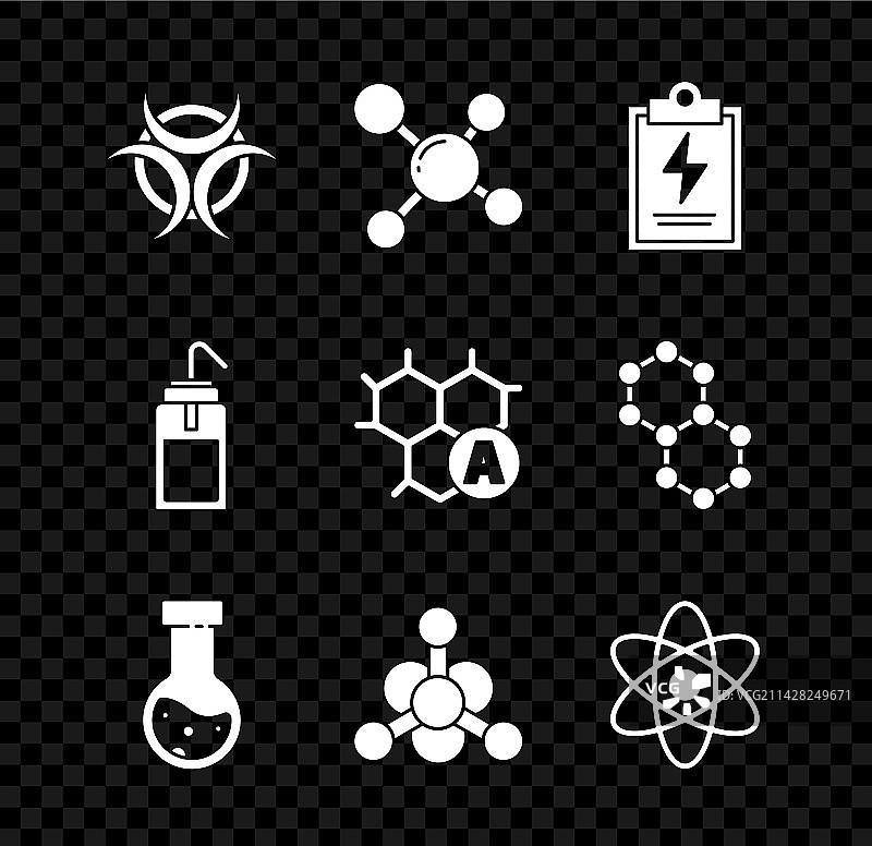 生物危害标志分子实验室图片素材