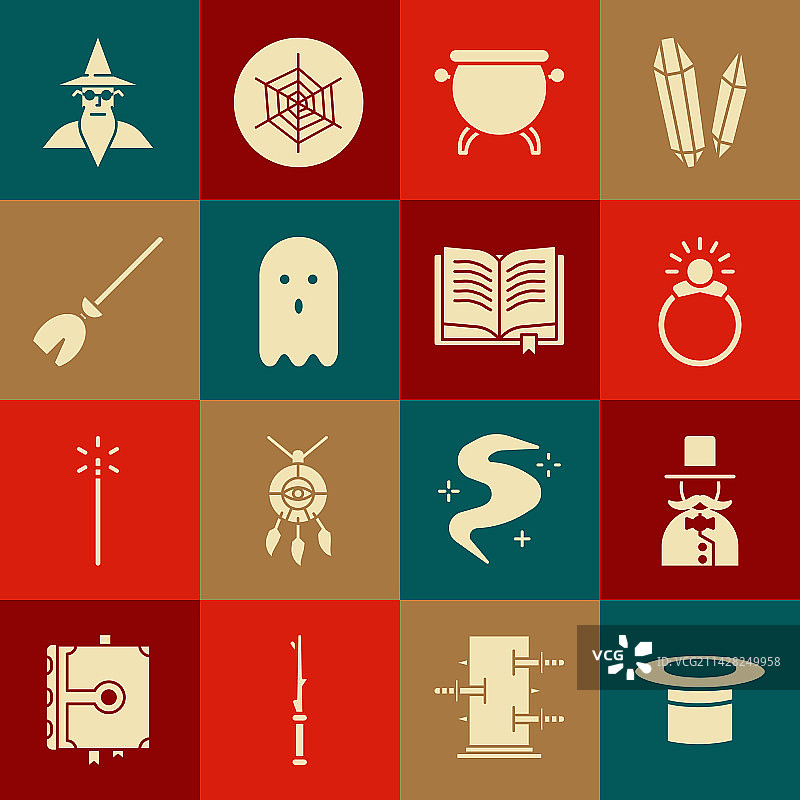 魔术师帽子宝石戒指女巫素材图片素材