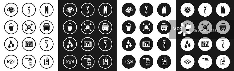 工作服、水龙头、水桶、仪表素材图片素材