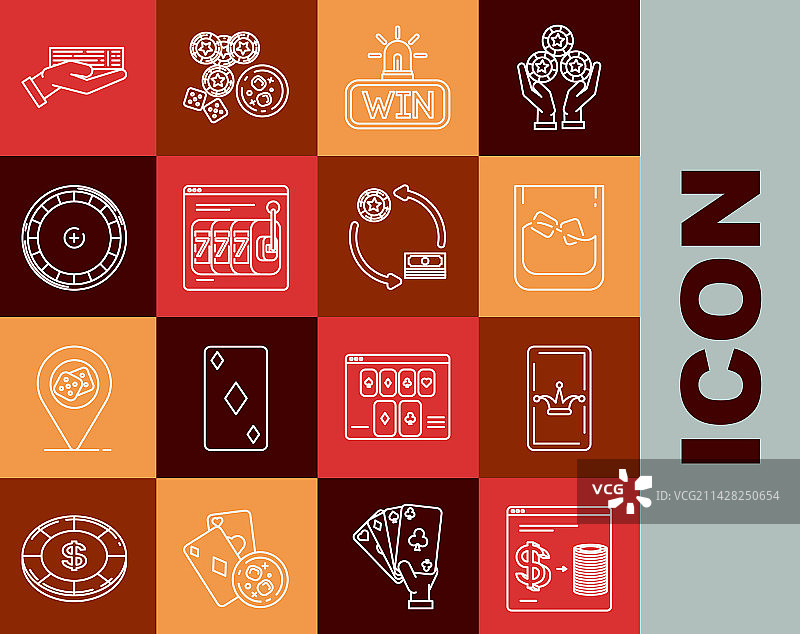 在线赌场筹码兑换图片素材