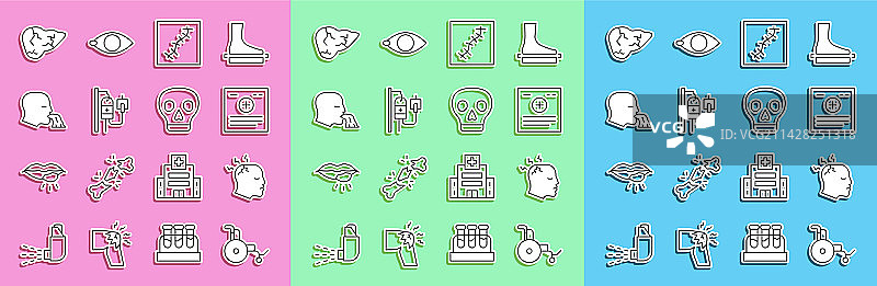 头痛的轮椅男人图片素材