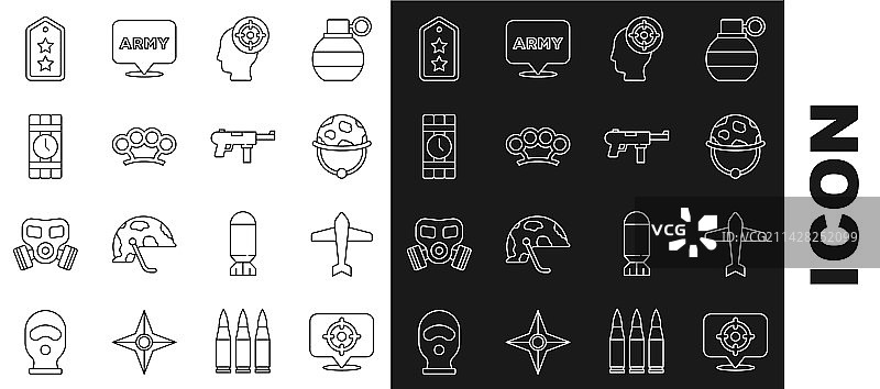 喷气式战斗机军事目标线运动设置图片素材