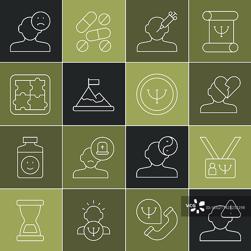 心理学中的问题发现图片素材