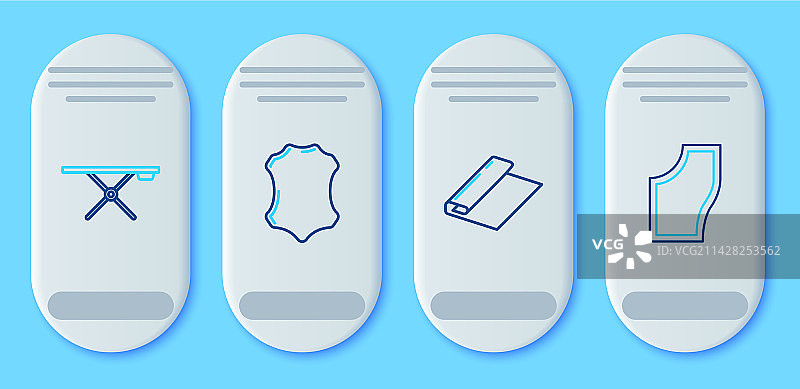 皮革纺织面料卷熨烫图片素材