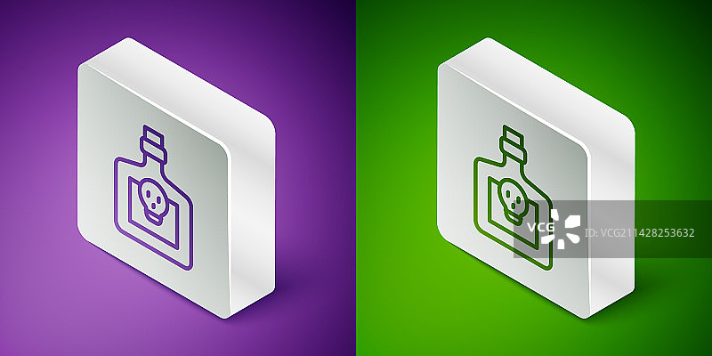 2.5D药剂瓶线条图标图片素材