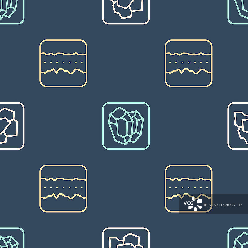 金块土壤地层和宝石图片素材