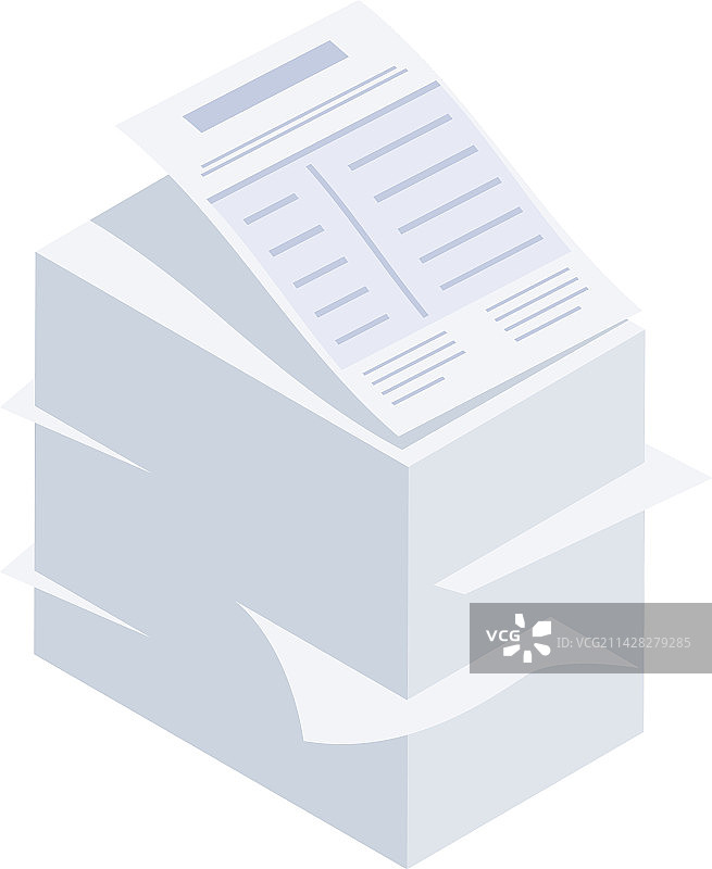 堆积如山的纸质文件图片素材