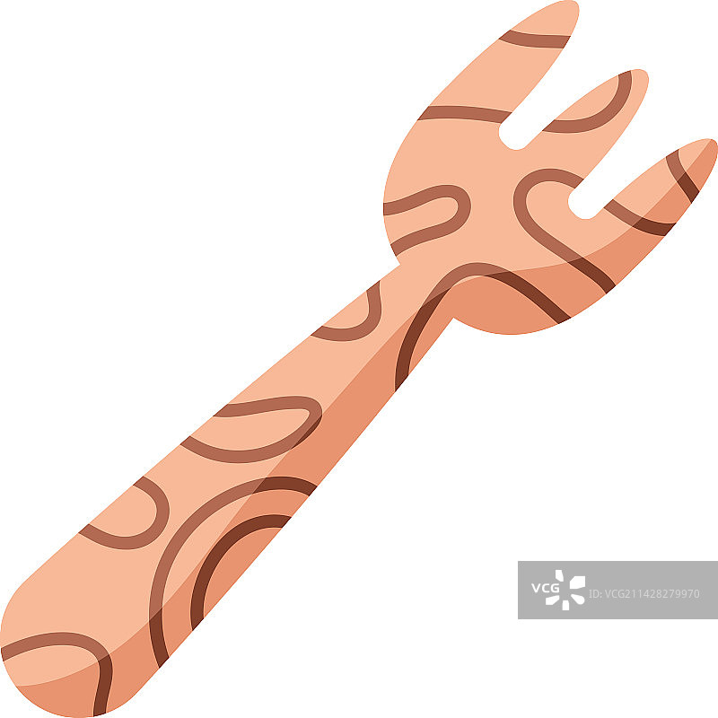 可重复使用的叉子餐具图片素材