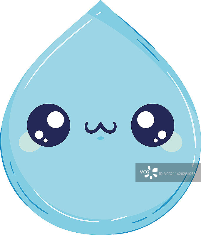 可爱风格水滴图片素材