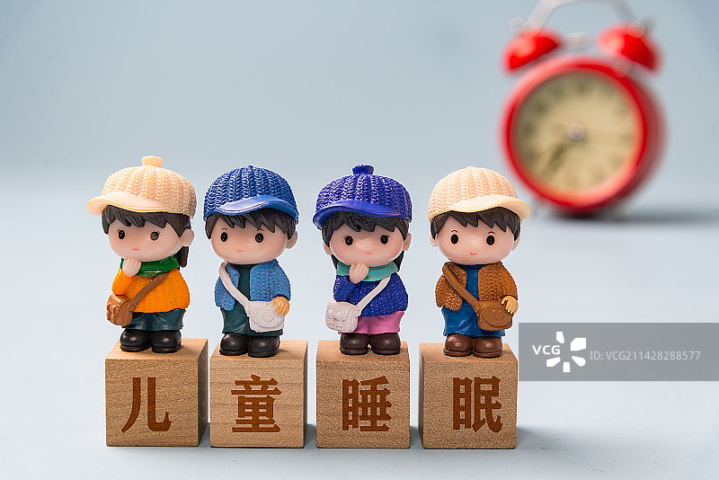 儿童睡眠 学生睡眠 睡眠问题概念图片素材