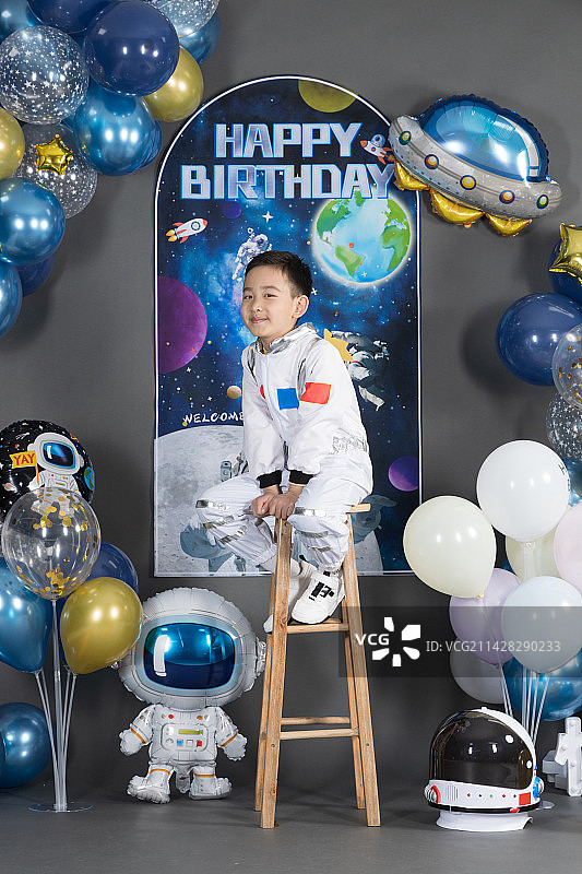 中国少年儿童的影棚人像图片素材