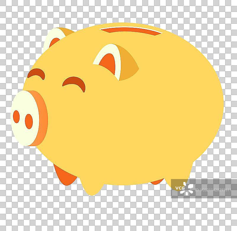 猪猪存钱罐图片素材