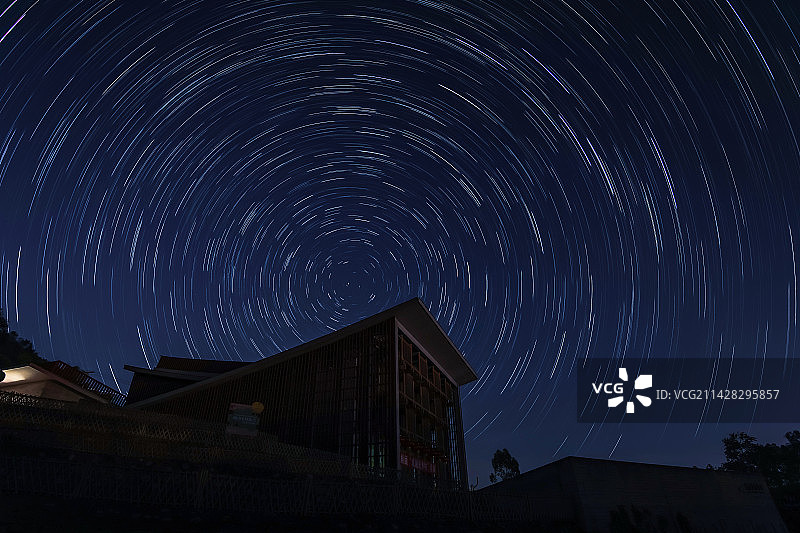 乡村星空图片素材