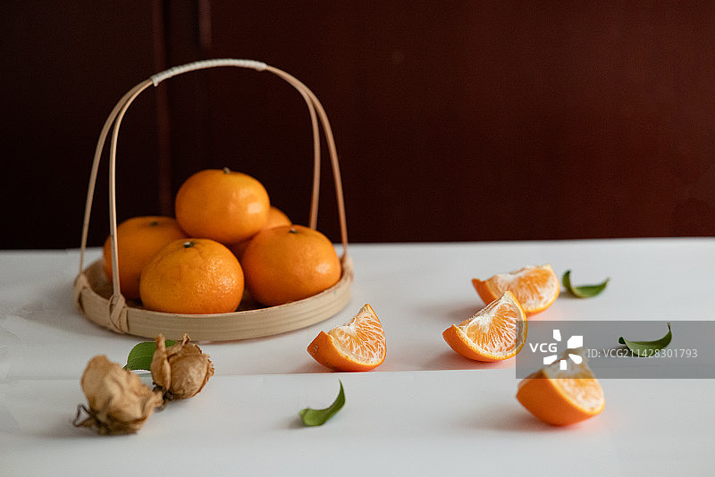 新鲜水果美食橘子图片素材