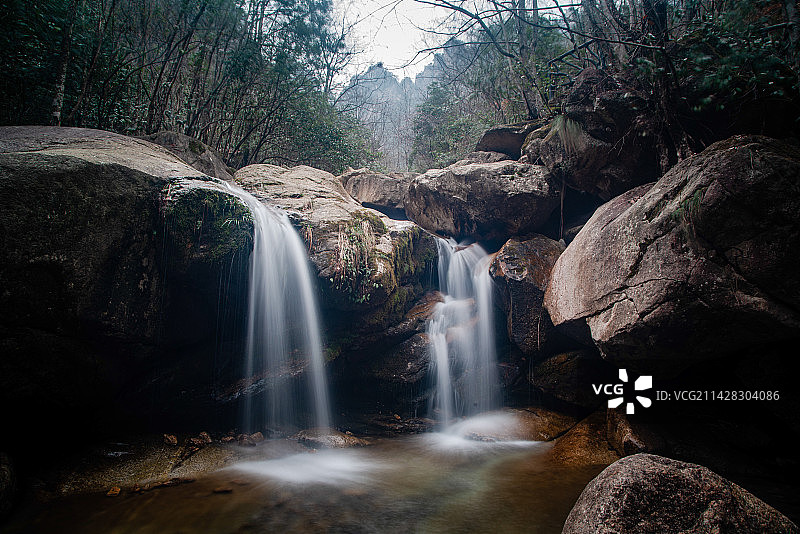 杭州大明山飞来峰图片素材