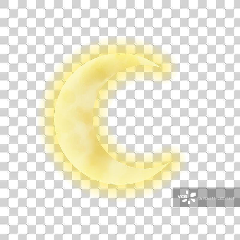 月牙月亮素材图片素材