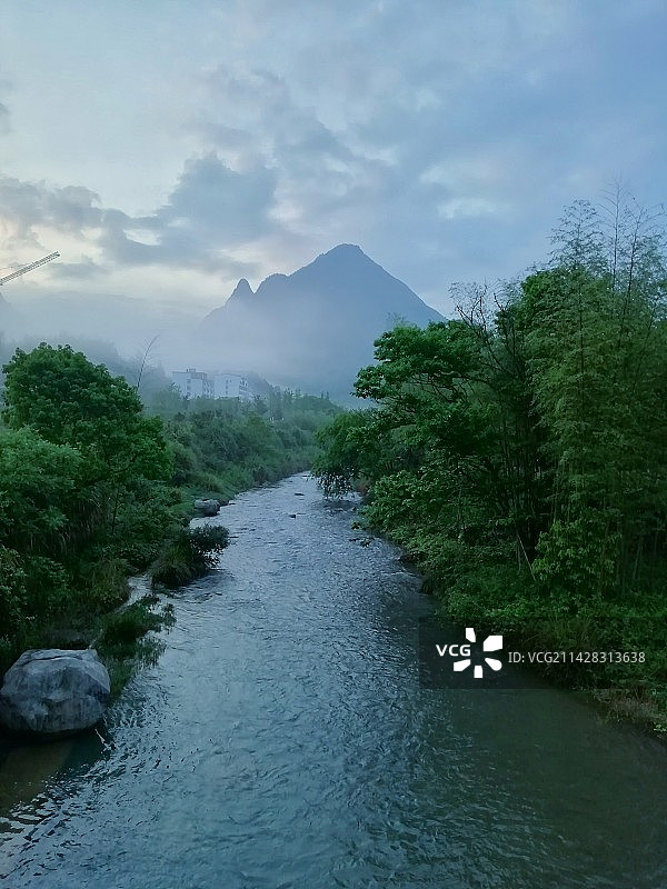 大觉山水图片素材