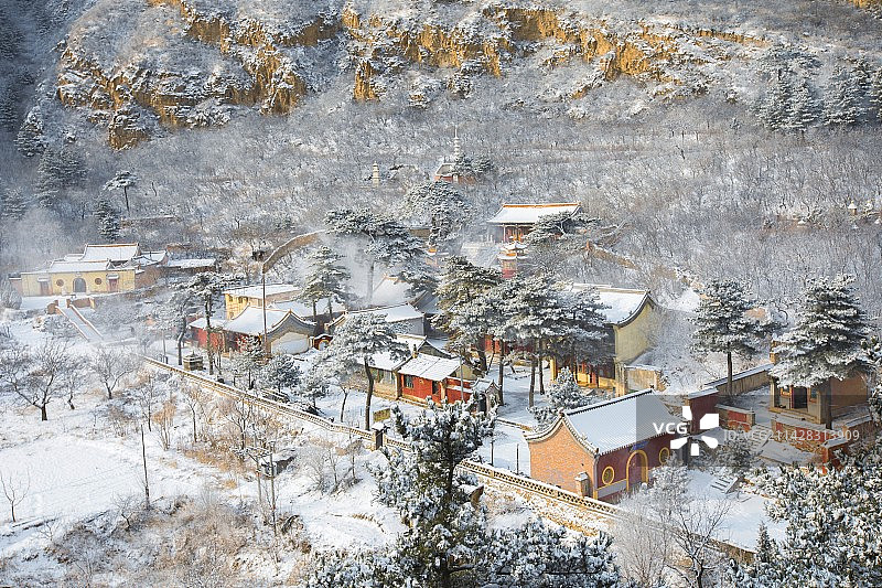 千年古刹——清凉寺图片素材