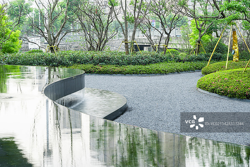 喷泉水景图片素材